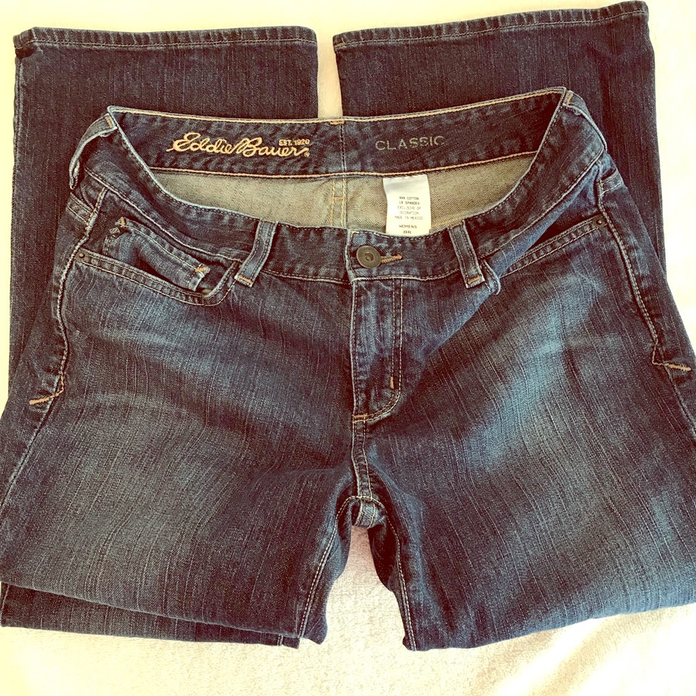 Eddie Bauer Classic Jeans, Size 8